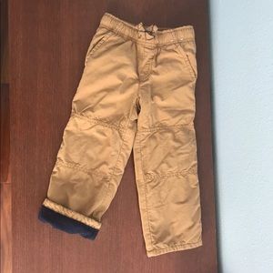 Boys lined pants